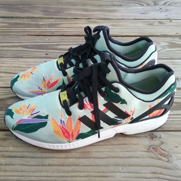 zx flux shoes floral